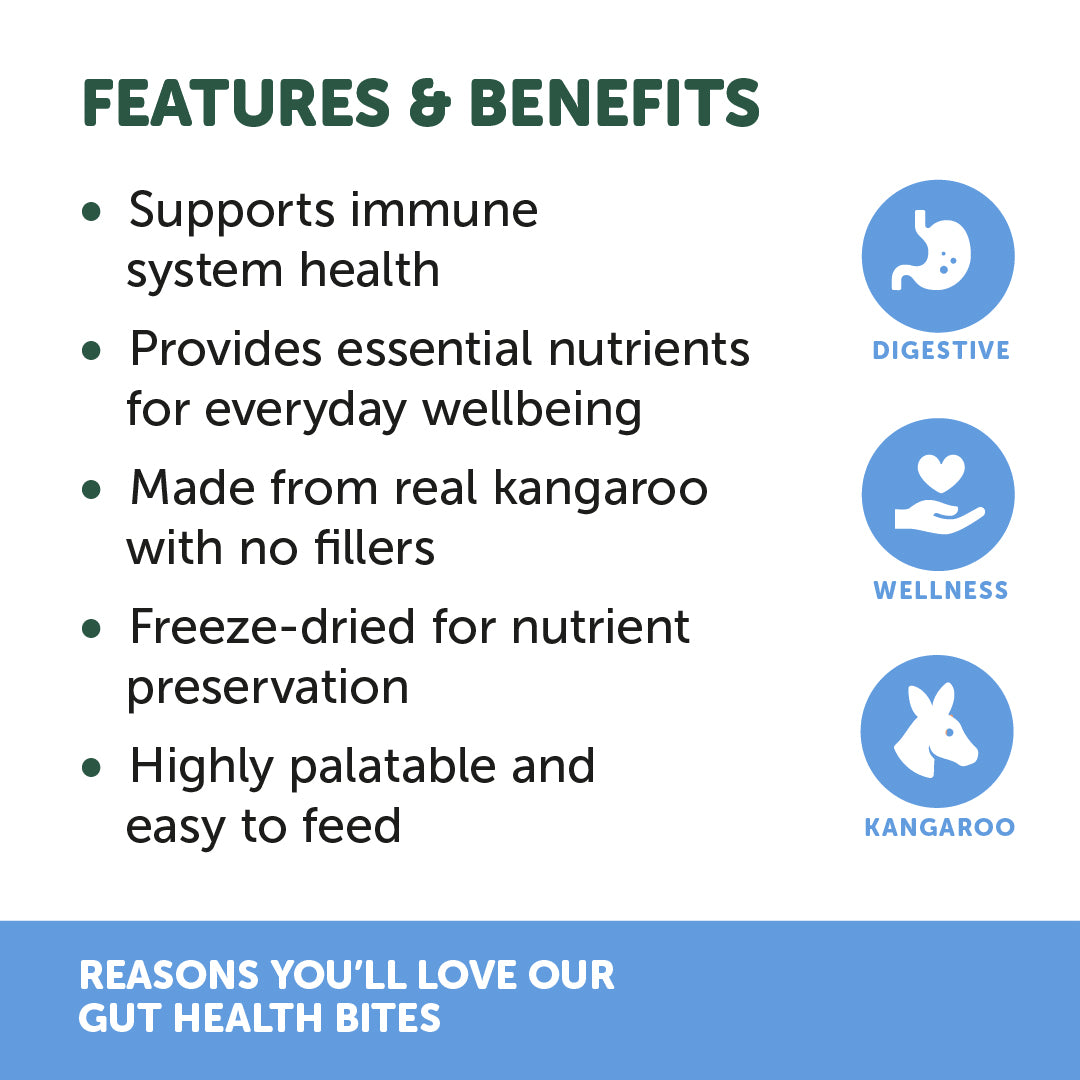 NAS Freeze Formed ™ Gut Health Bites 100g | 60 pieces