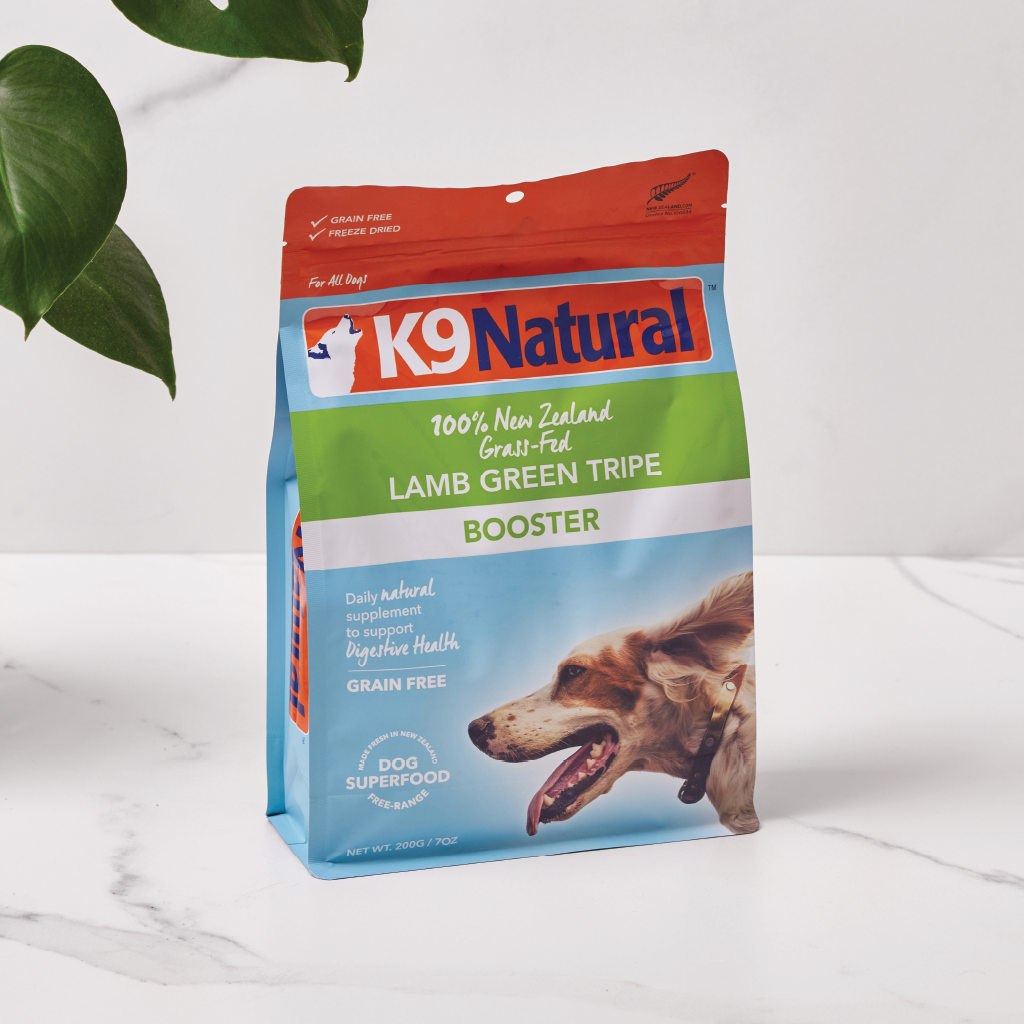 K9 Natural Freeze Dried Lamb Green Tripe Booster 200g