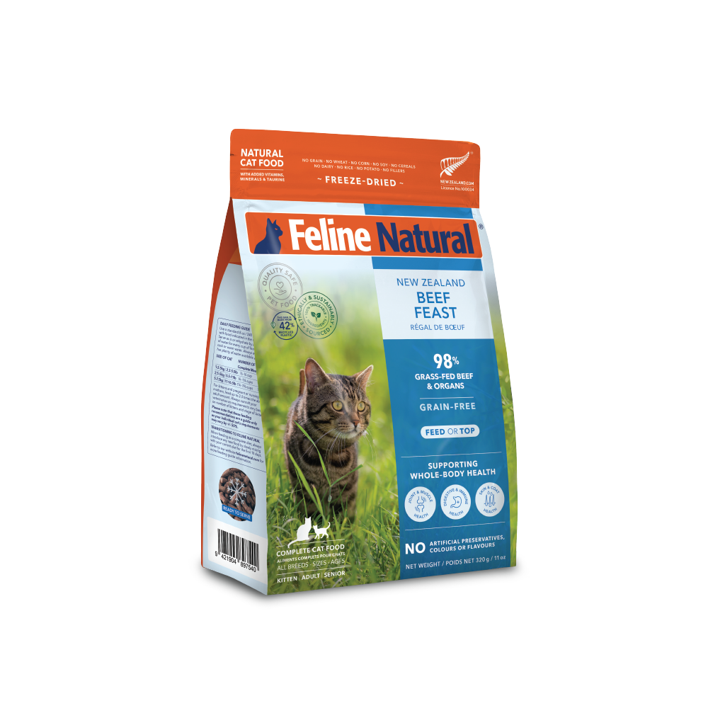 Feline Natural Freeze Dried Beef 320g