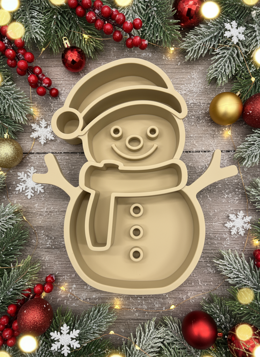 Xmas 3-in-1 Pet Slow Food Bowl Silicone Licking Mat and Puzzle Feeder Hamper