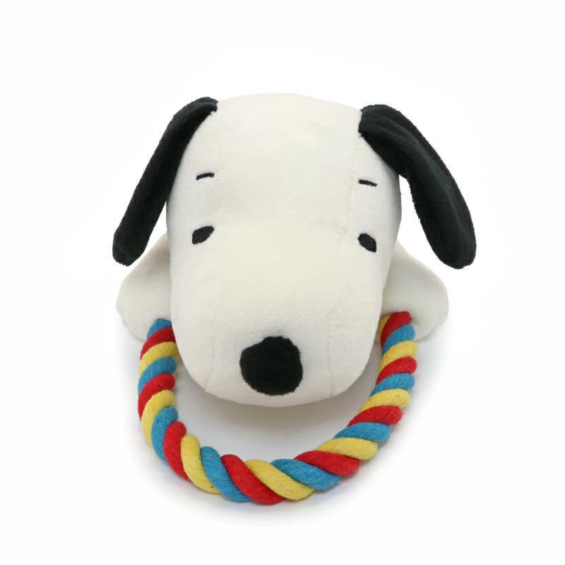 Snoopy Dog Rope Puppet Toy | Pull Toy with Whistle and Sounds