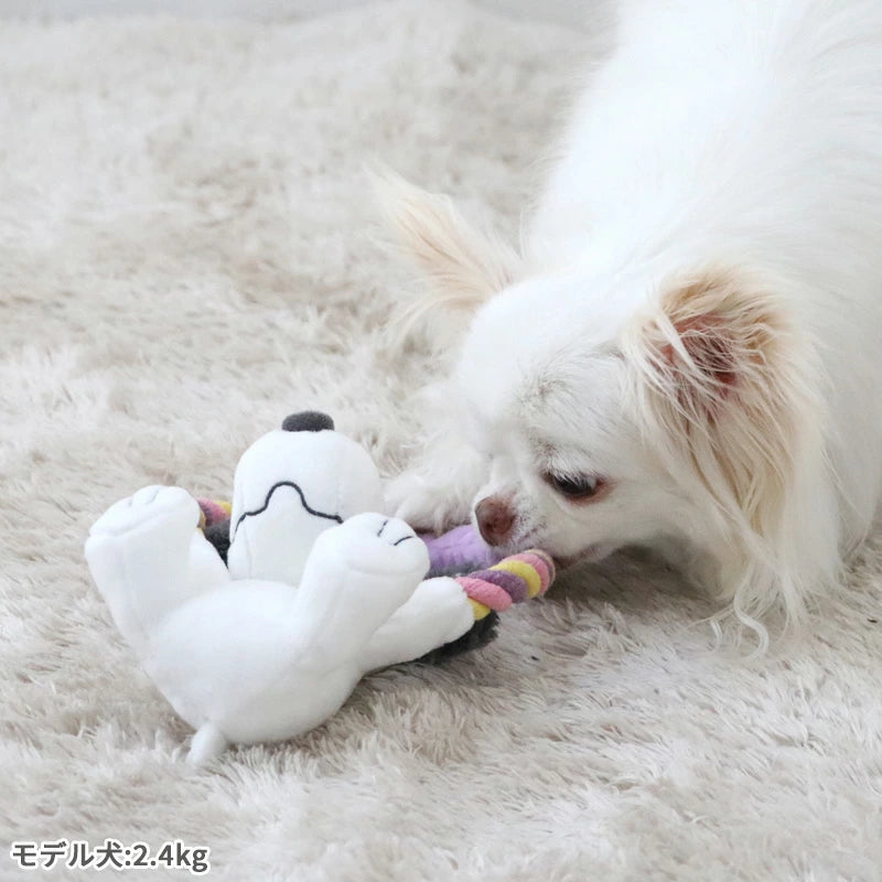 Snoopy Dog Toy Stuffed Animal Rope Toy Makes Sounds Party Toy Chew Toy Pet Toy Toy Cute Anniversary Birthday