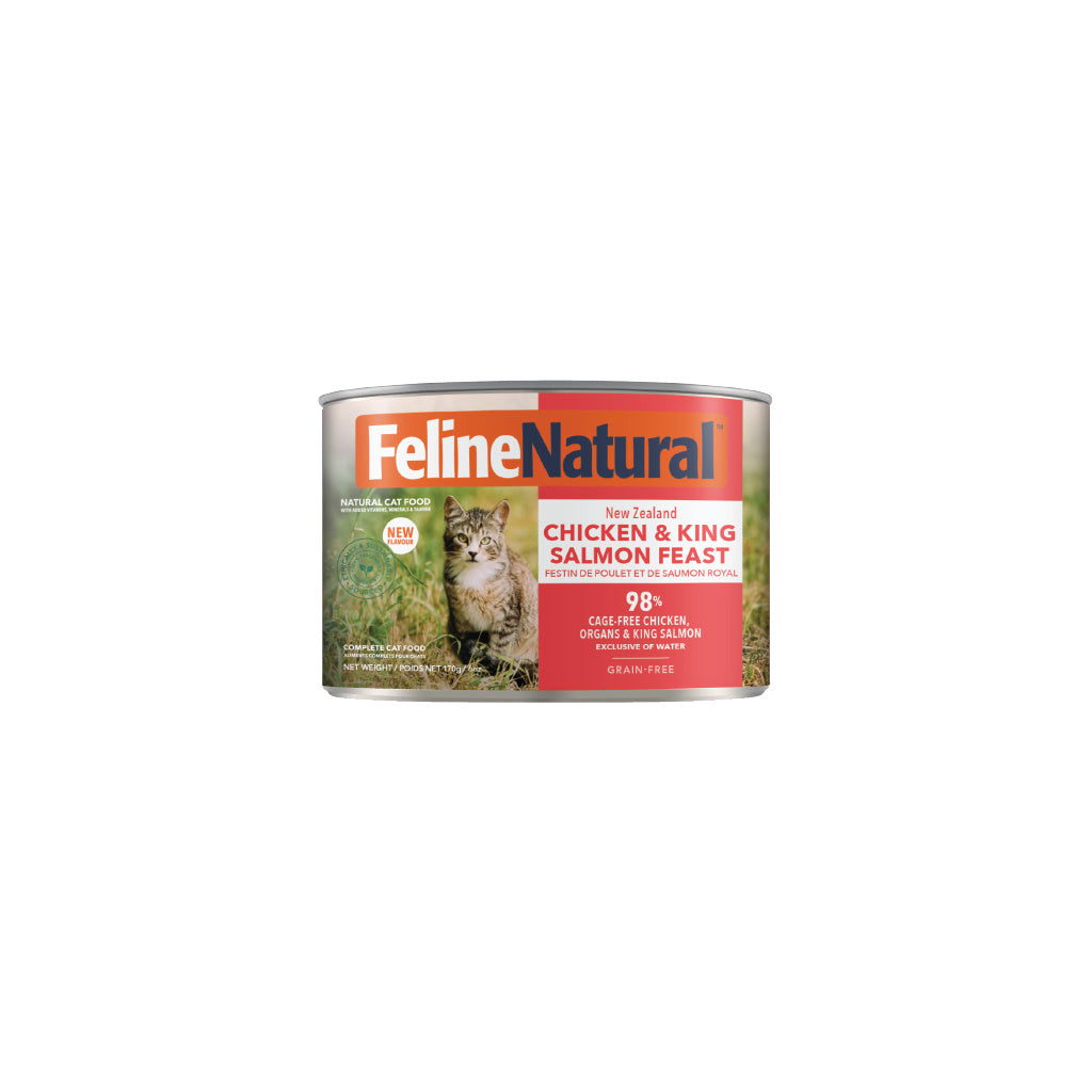 Feline Natural Chicken & King Salmon 170g