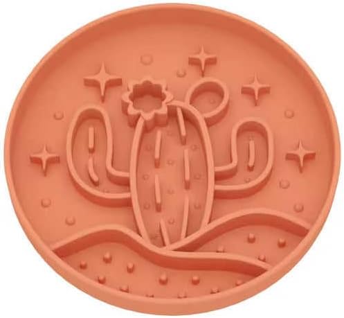 Cactus Shaped 3-in-1 Pet Slow Food Bowl Silicone Licking Mat and Puzzle Feeder
