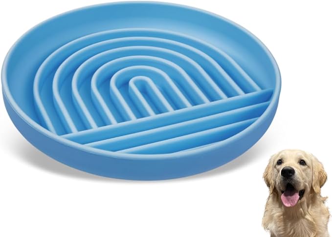 Silicone Pet Slow Food Bowl Licking Mat and Puzzle Feeder
