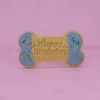 Happy Birthday Bone Cookie