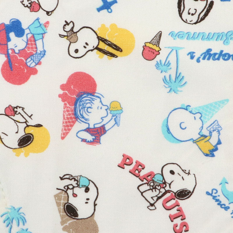 Dog clothes, open back, spring/summer, Snoopy aloha shirt, ice cream pattern