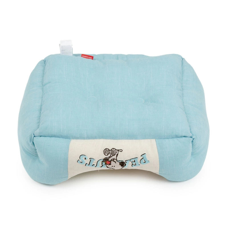 Dog Bed Cool Summer Snoopy Cuddler Small Dogs Medium Dogs Large Dogs | Ice Pattern Square Cool Touch Sensation Summer Cat Pet Bed Washable Cool Cool Cooling Heat Protection Nursing Care Senior Cushion Fluffy