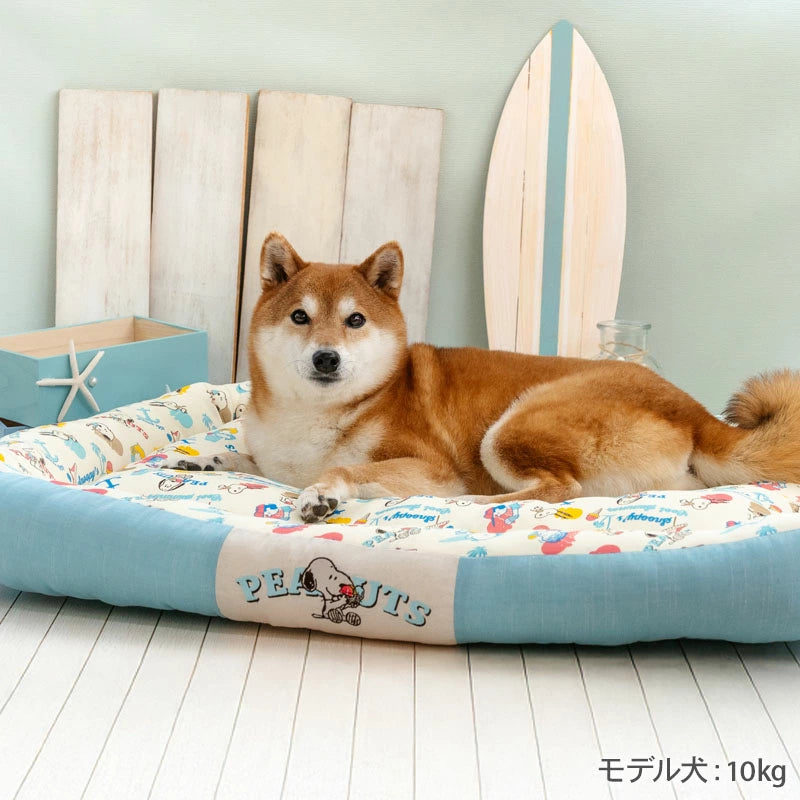 Dog Bed Cool Summer Snoopy Cuddler Small Dogs Medium Dogs Large Dogs | Ice Pattern Square Cool Touch Sensation Summer Cat Pet Bed Washable Cool Cool Cooling Heat Protection Nursing Care Senior Cushion Fluffy