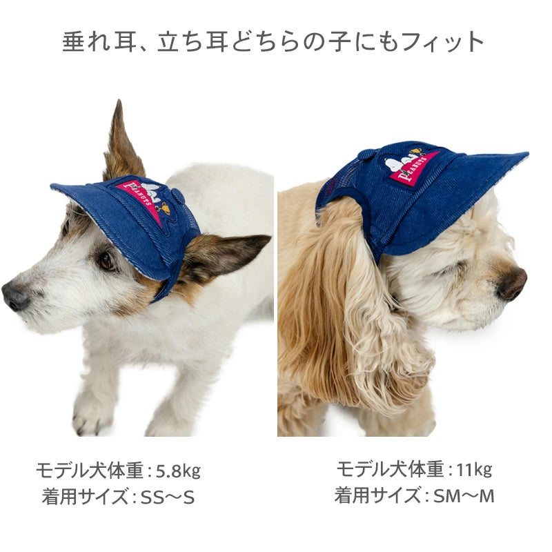 Snoopy dog clothes hat spring denim style cap