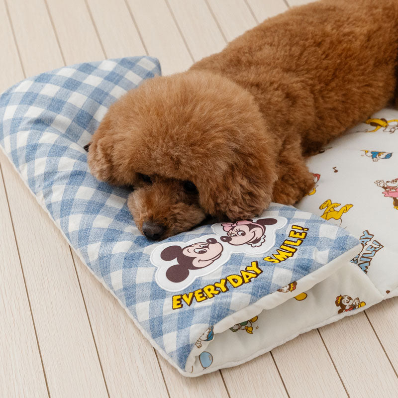 Disney Mickey Mouse Dog Pet Cushion Summer Cool Balloon Pattern Roll Mat