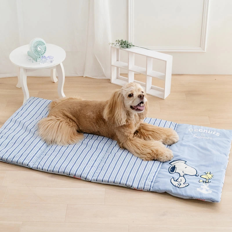 Authentic Snoopy Cooling Mat for Pets | Brother Print Cool-Touch Roll Mat – 2 Sizes