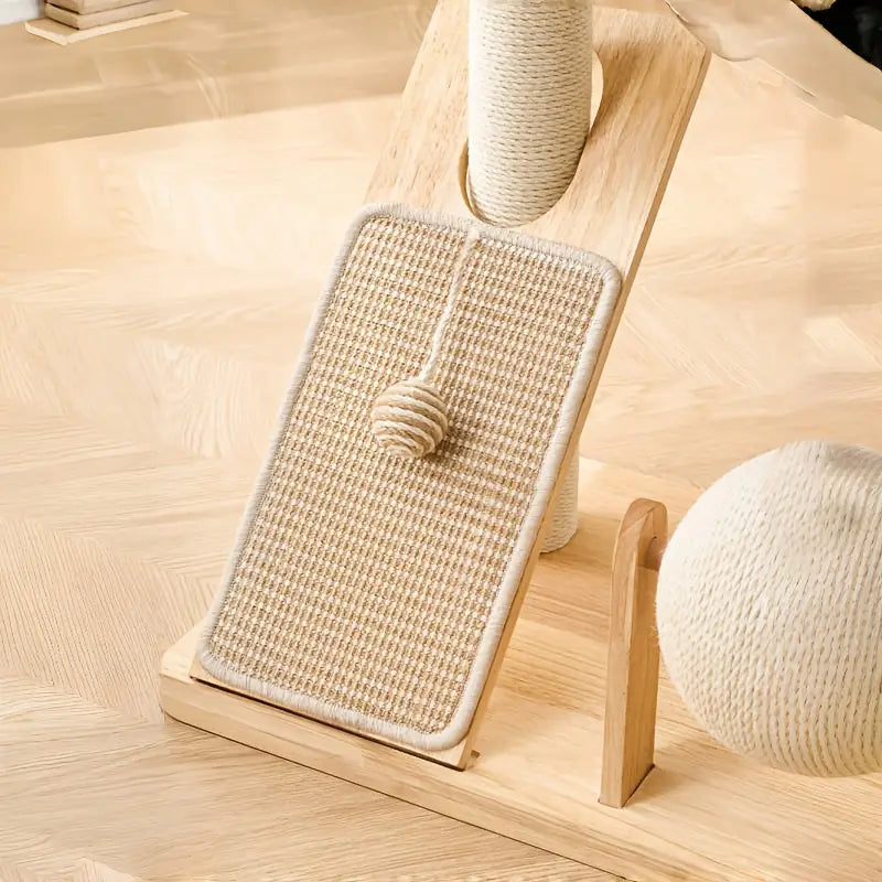 Cat Tower with Scratching Board and Ball