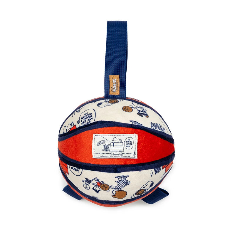 Snoopy Dog Toy with Tab Basketball Ball for Small Dogs and Extra Small Dogs | Red TOY Basketball Toy Pet Toy Cute