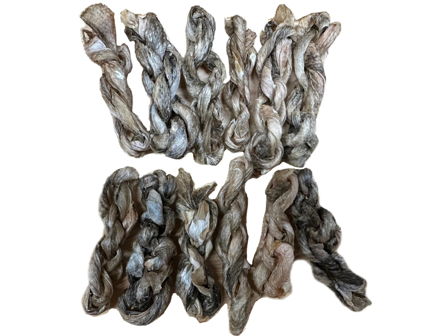 Air Dried NZ Deep-Water Fish Skin Twists 50g | Dog Knight