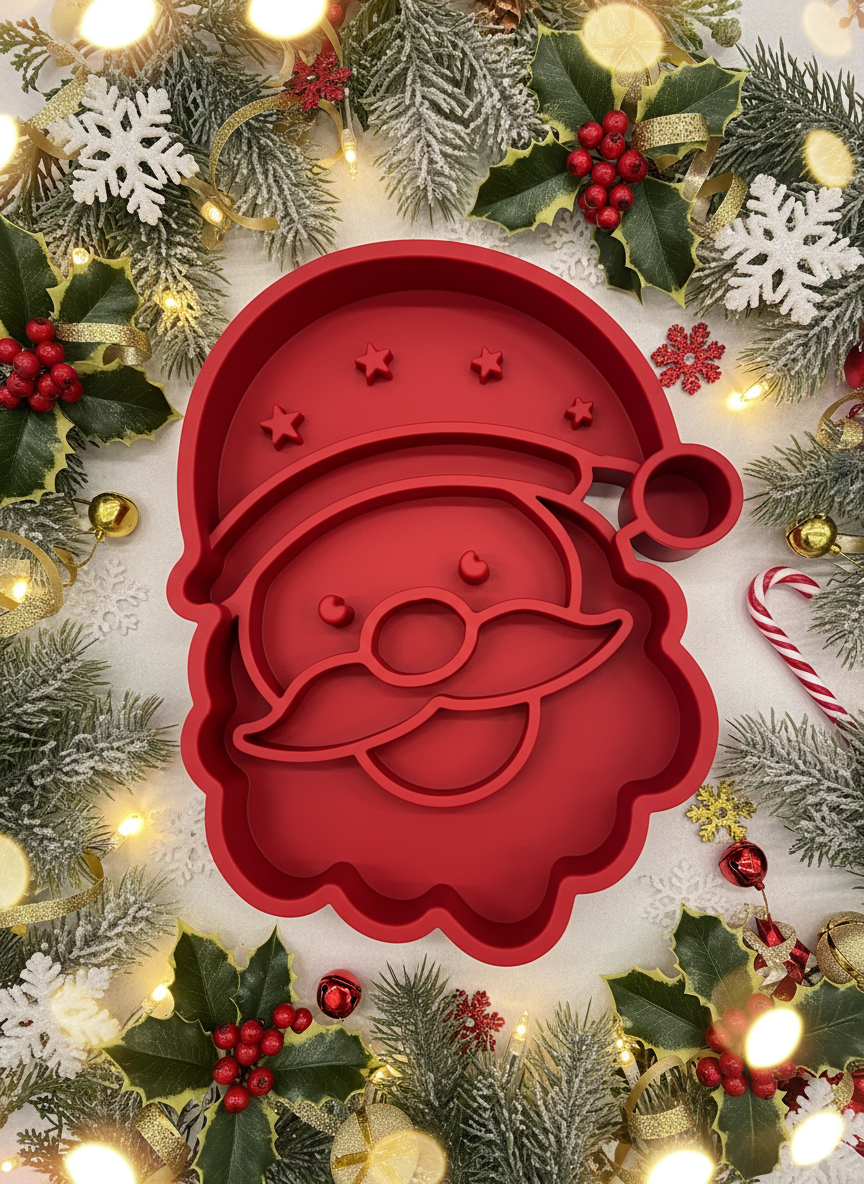 Xmas 3-in-1 Pet Slow Food Bowl Silicone Licking Mat and Puzzle Feeder Hamper