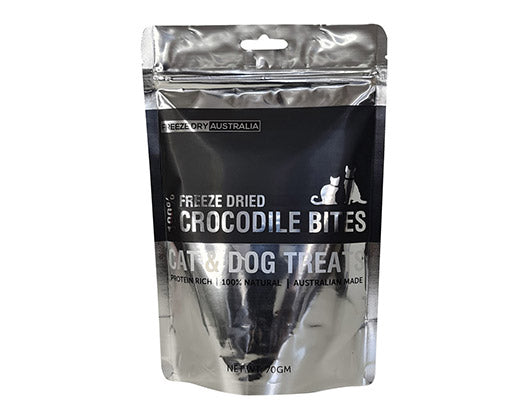FDA Freeze Dry Australia Crocodile Bites 70g
