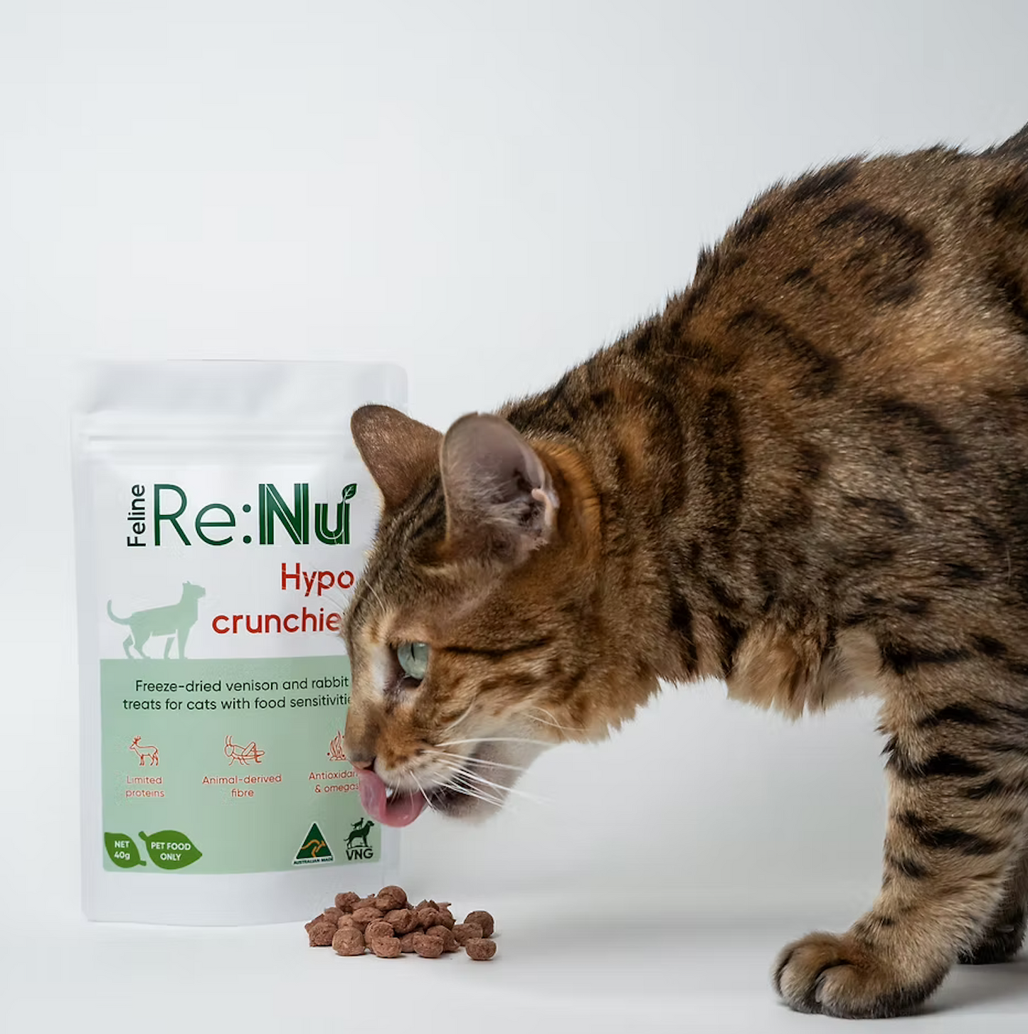 Feline Hypo Crunchies 40g
