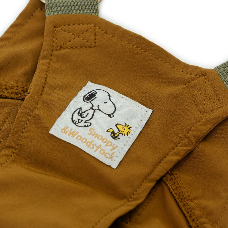 Snoopy Dog Clothes Spring Mascot Attached Overalls Size Adjustment Brown Small Medium Large Dogs
