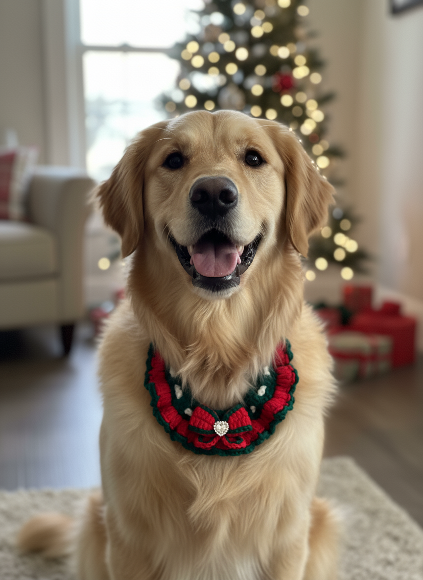 Handmade Xmas Bandana