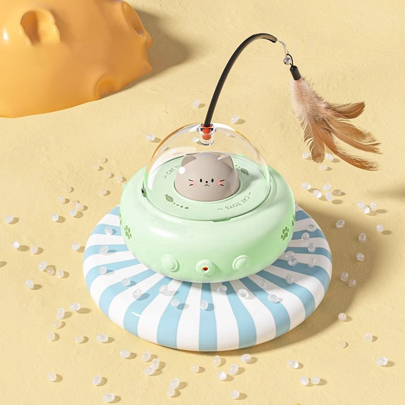 USB Laser Fun Teasing Cats Toy Automatic Indoor Playing Pet Toy