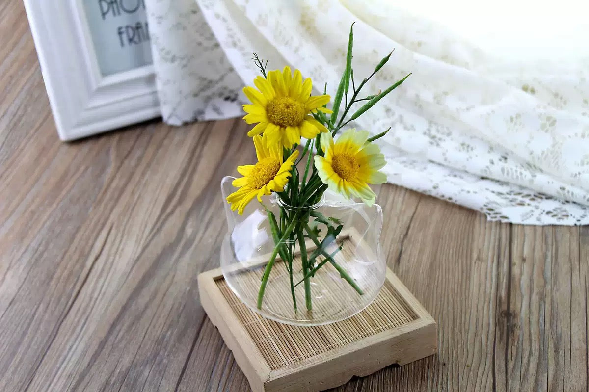 Cat Glass Vases