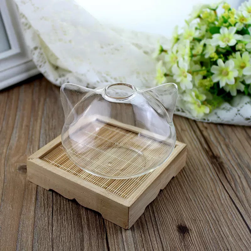 Cat Glass Vases