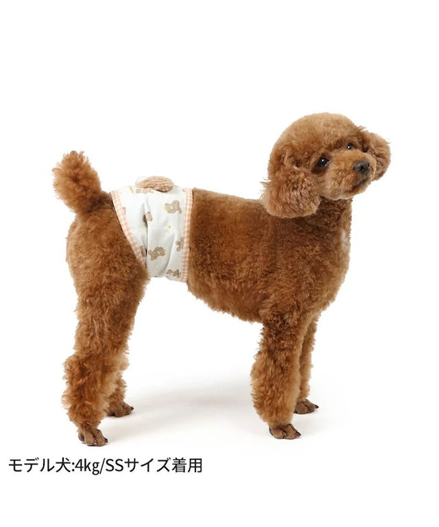 Manner belt antibacterial/odor resistant small dog bear crown | dog clothes boy bear stylish cute marking prevention nursing care