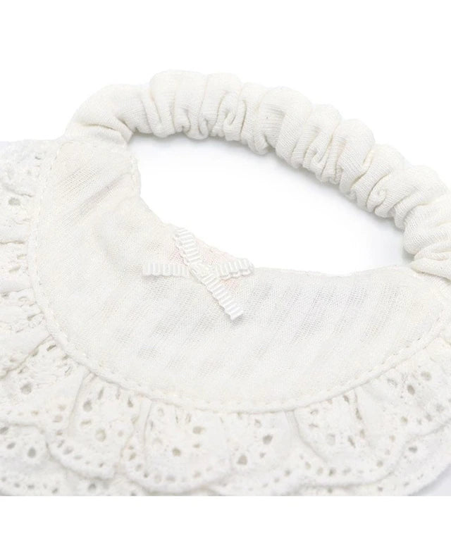 Pet bib, small dog, medium sized dog, large dog, ruffles | custom made, cat necklace, ribbon, lace, fashionable, cu