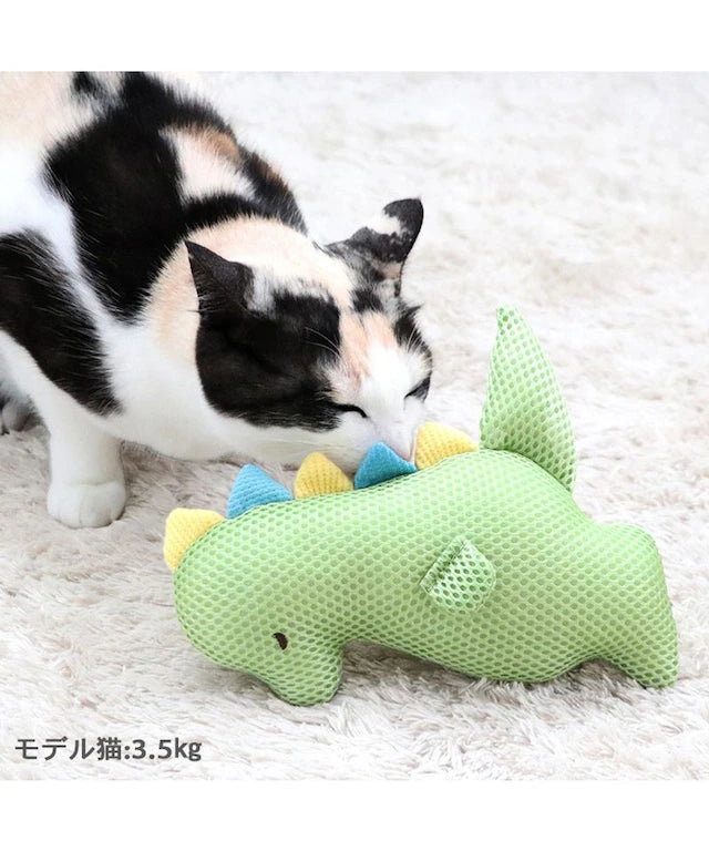 Cat Toy Mesh Toy Dinosaur | Kicking Cat Toy with Catnip Stylish Cute Toy TOY