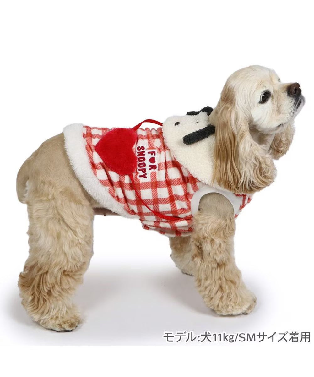 Snoopy Heart Boa Vest