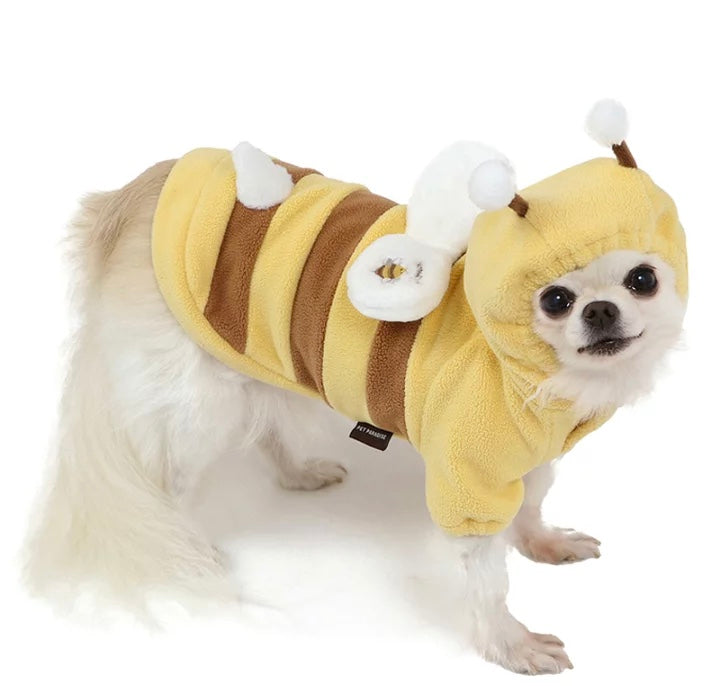 Bee Fleece Winged Bee Cute Soft Hooded Bee Costume Cosplay