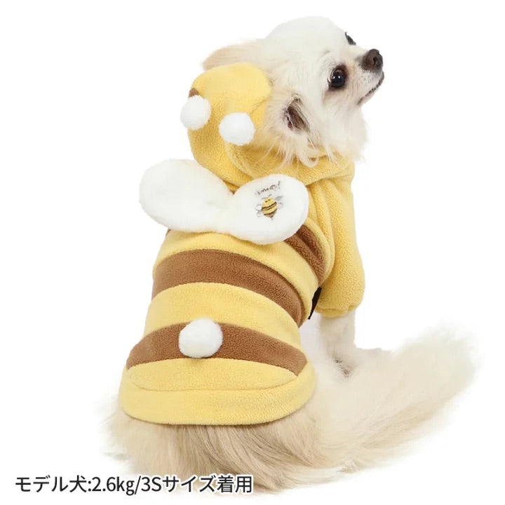 Bee Fleece Winged Bee Cute Soft Hooded Bee Costume Cosplay