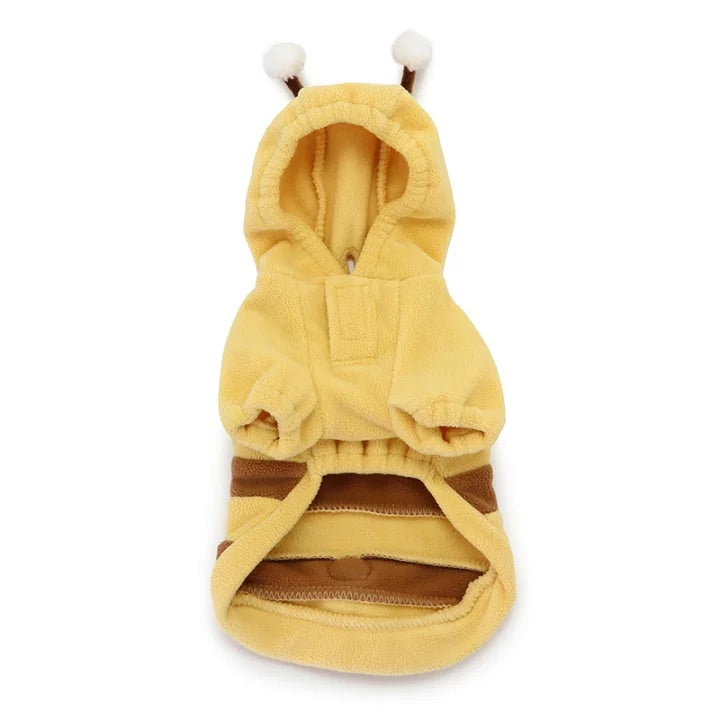 Bee Fleece Winged Bee Cute Soft Hooded Bee Costume Cosplay