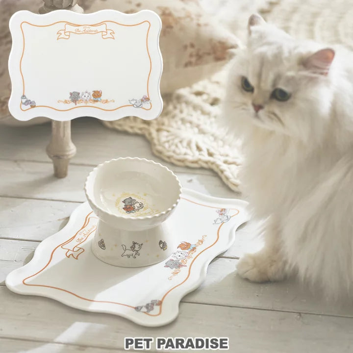 Disney Aristocats Cat Meal Mat Silicone Food Mat Heat Resistant | Food Pad Pet Meal Supplies Food Indoor Use Cute Convenient Character Placemat Dog