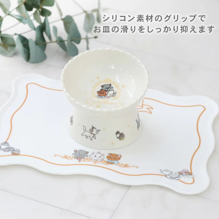 Disney Aristocats Cat Meal Mat Silicone Food Mat Heat Resistant | Food Pad Pet Meal Supplies Food Indoor Use Cute Convenient Character Placemat Dog