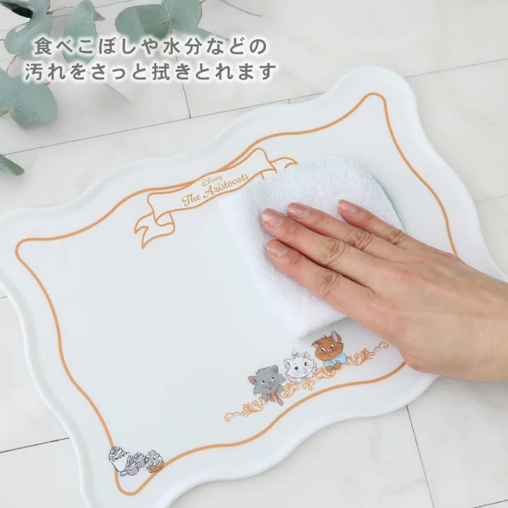 Disney Aristocats Cat Meal Mat Silicone Food Mat Heat Resistant | Food Pad Pet Meal Supplies Food Indoor Use Cute Convenient Character Placemat Dog