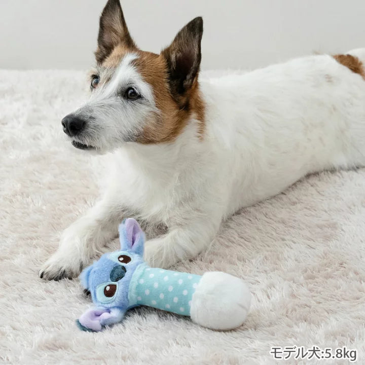 Disney Lilo & Stitch Dog Toy Plush Toy Dumbbell Toy Sound Ringing Bell Included