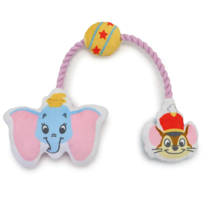 Disney Dumbo Dog Toy Timothy Rope Toy Sound | With Whistle Home Time Play Ball Rope