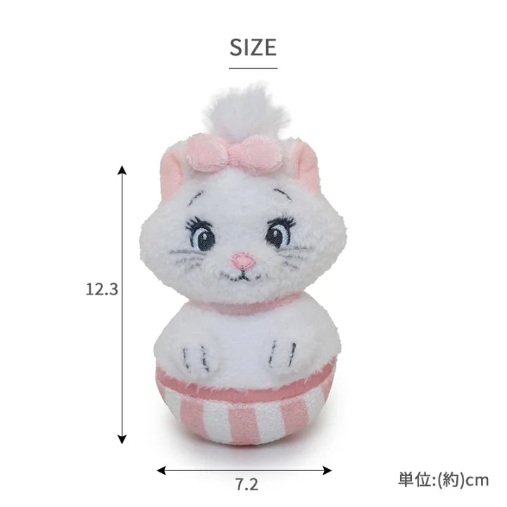 Disney's Aristocats Cat Toy Marie Hat Box Plush Toy with Bells Makes Sounds