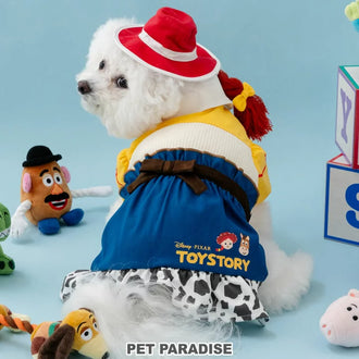 Disney Toy Story Jessie dog clothes spring dress with hat