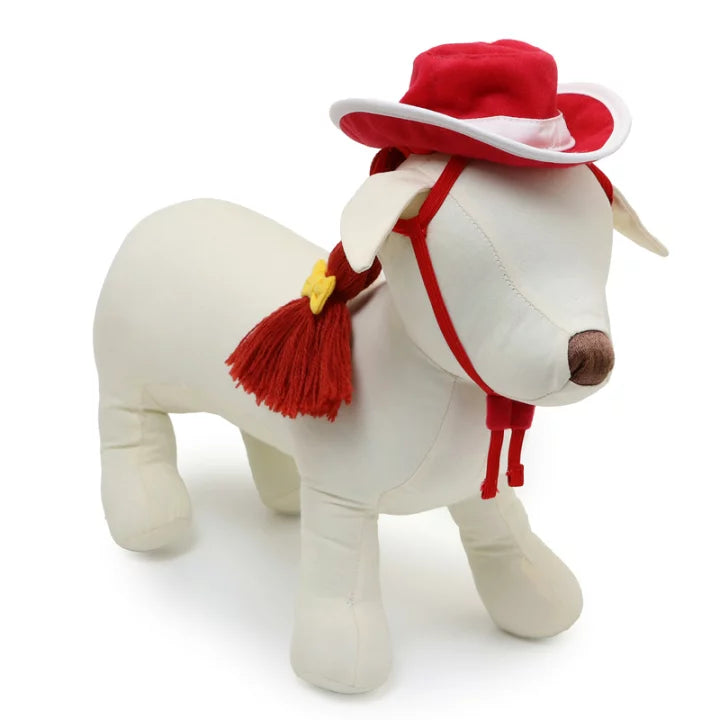 Disney Toy Story Jessie dog clothes spring dress with hat