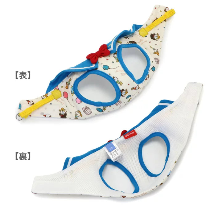 Disney Dog Lead Donald 90th Anniversary Reflective Small Dog | Donald Duck Party Pattern Mesh Lining Reflective Night Walk Outing Walking Stylish Cute