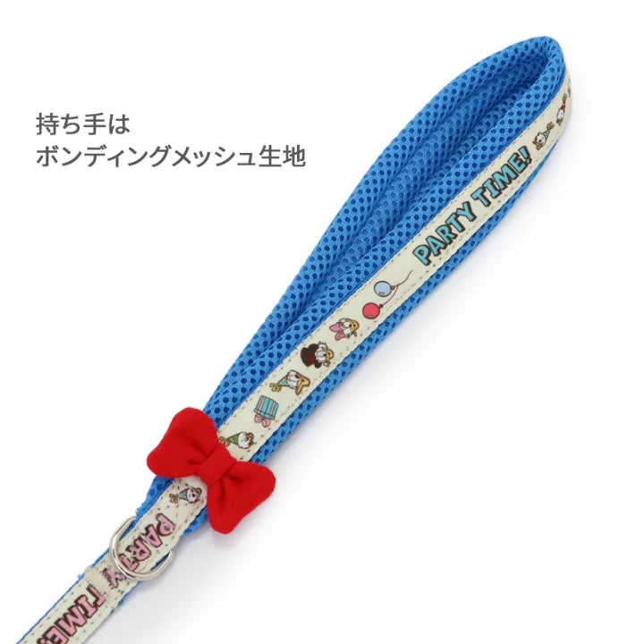 Disney Dog Lead Donald 90th Anniversary Reflective Small Dog | Donald Duck Party Pattern Mesh Lining Reflective Night Walk Outing Walking Stylish Cute