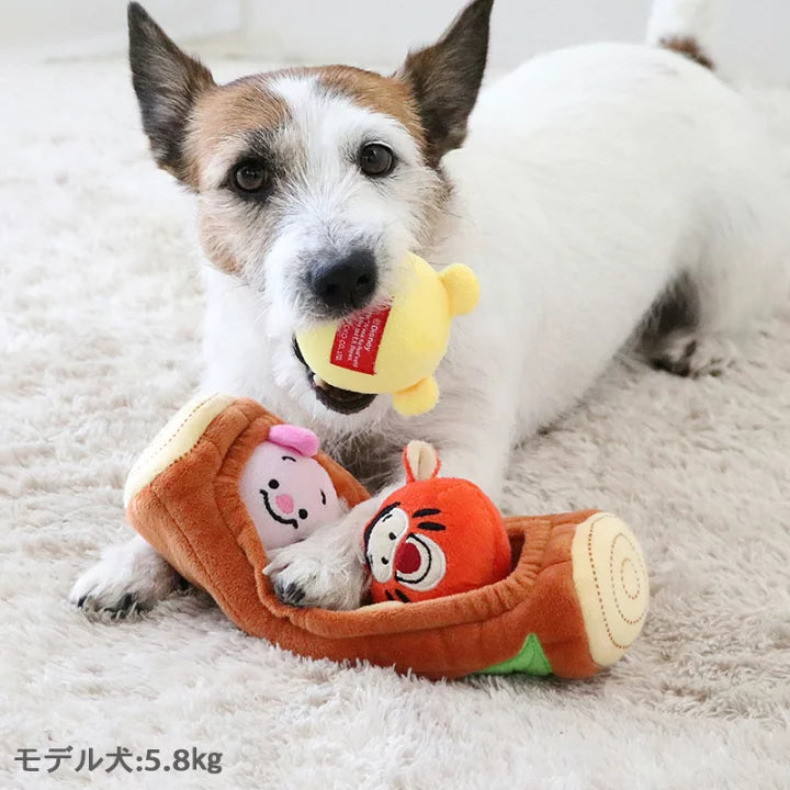 Disney dog toy ball toy Winnie the Pooh good friends | makes sounds with a whistle, clanging, bell toy, Tigger, Piglet, stuffed animal