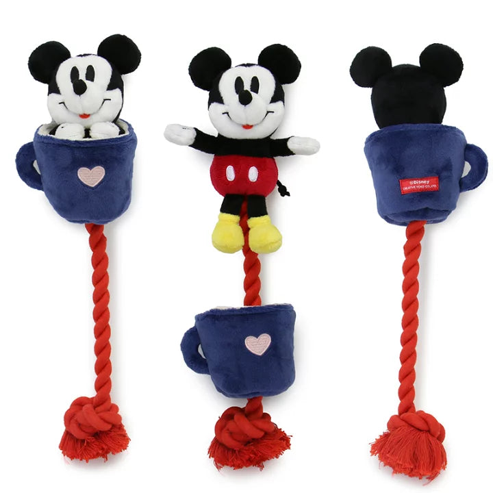 Disney Dog Toys Educational Nosework Rope Mickey Mouse Minnie Mouse