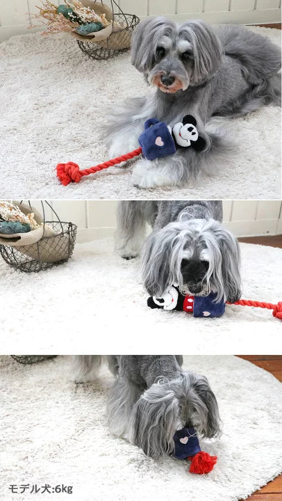Disney Dog Toys Educational Nosework Rope Mickey Mouse Minnie Mouse