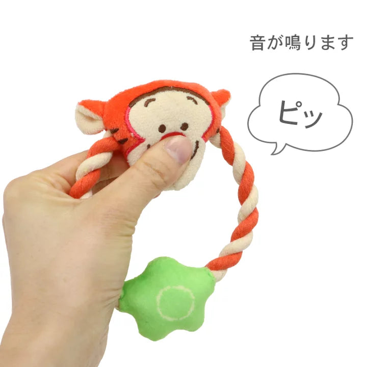 Disney dog toy Winnie the Pooh rope toy | Sound-making Tigger Piglet stuffed animal toy