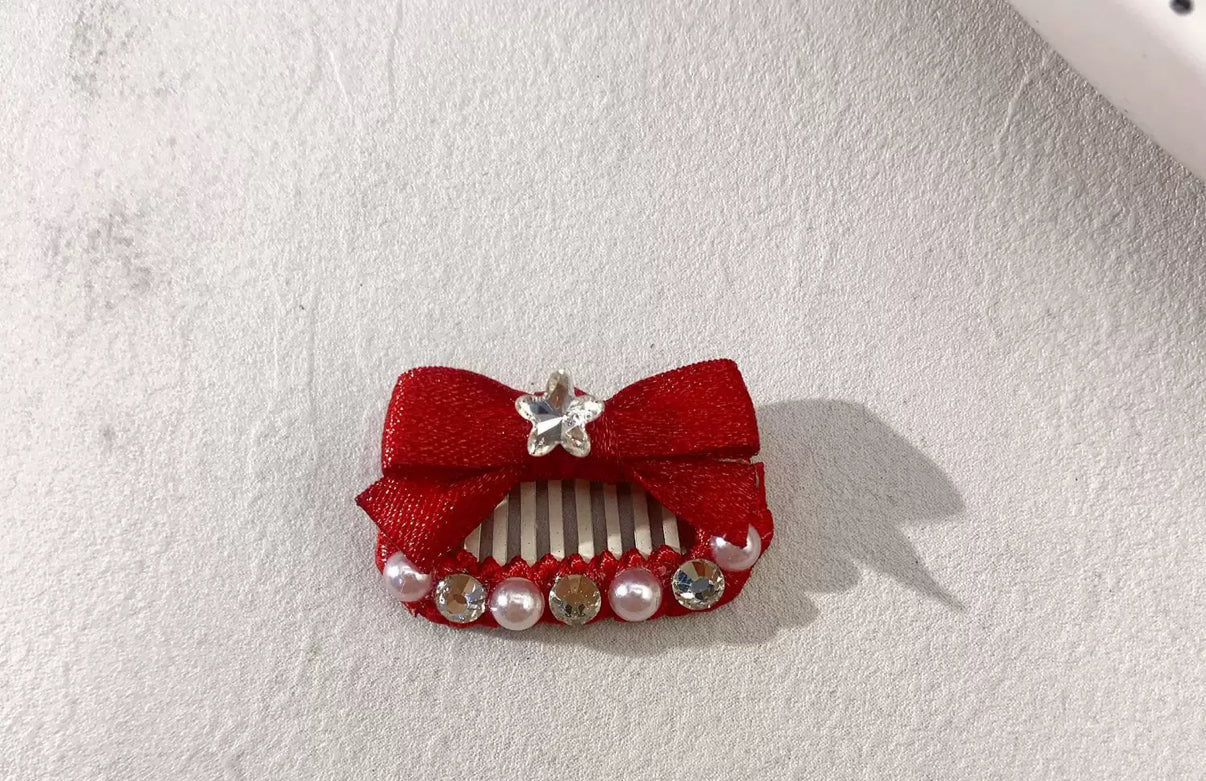 2.3cm Mini Hair Clip -Star Diamond