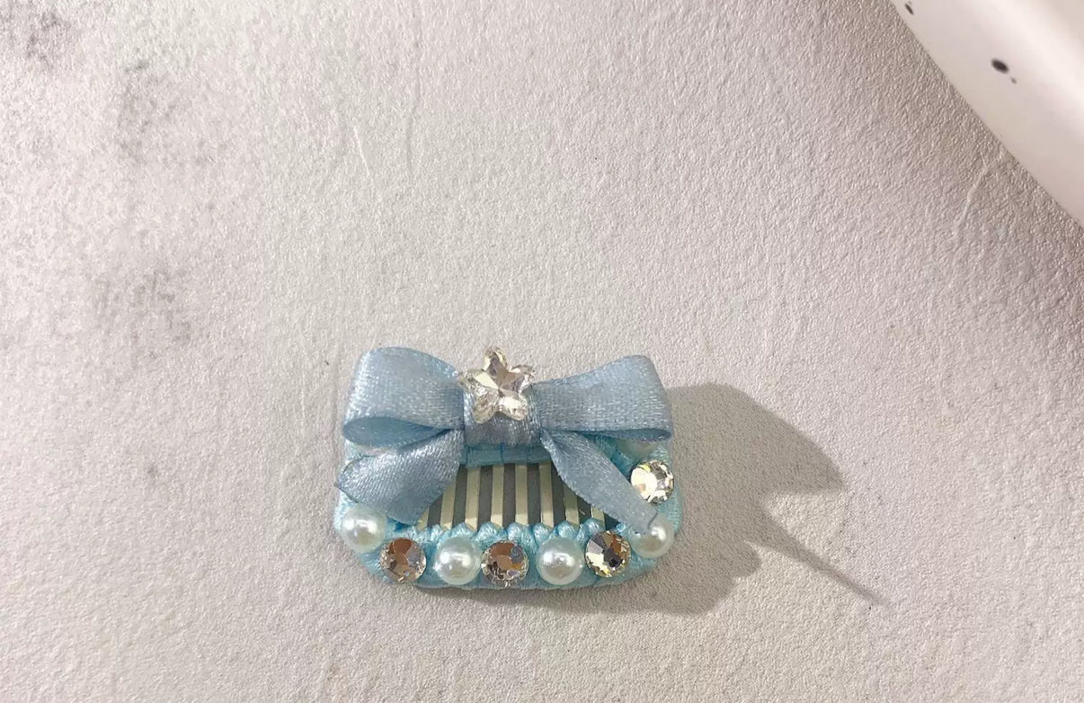 2.3cm Mini Hair Clip -Star Diamond
